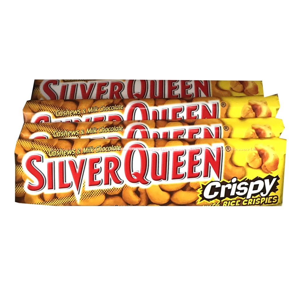 Silver Queen Crispy 60gr Silverqueen Krispi Coklat Isi Kacang Mate Cokelat Coklat Kriuk