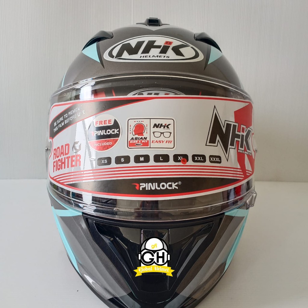 HELM NHK FULL FACE NHK GP PRIME MOTIF HYDRA LIGHT TOSCA SILVER