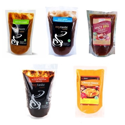 MyTaste Saus / My Taste Sauce Mushroom / BBQ Spicy / Saus Keju / Blackpepper / Bolognese / Hickory Smoke / Tiram / Bulgogi