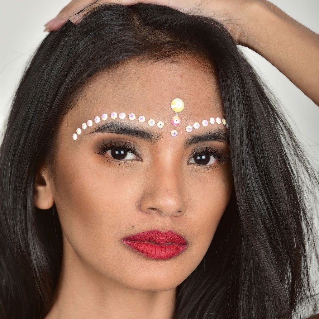 

POTATOO Face Jewel Sticker - WHITE QUEEN