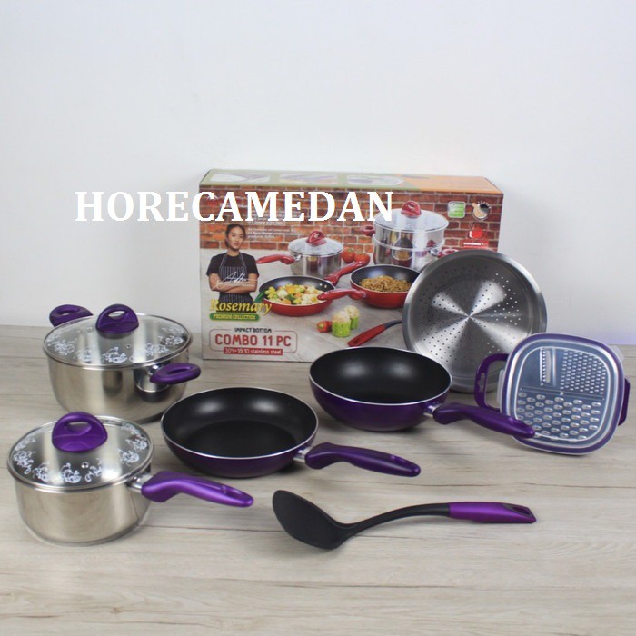 Panci set Supra 11 pcs COMBO / Panci teflon supra rosemary 11pc