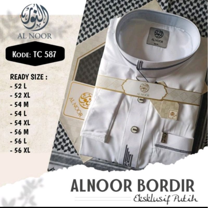 JUBAH GAMIS AL NOOR BORDIR PREMIUM