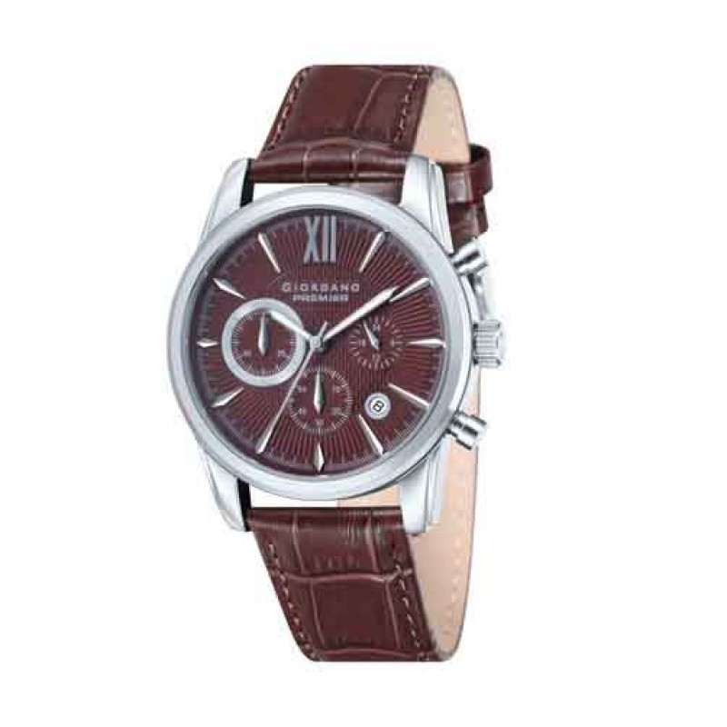 JAM TANGAN Giordano P118-03 Jam Tangan Pria - Silver Brown