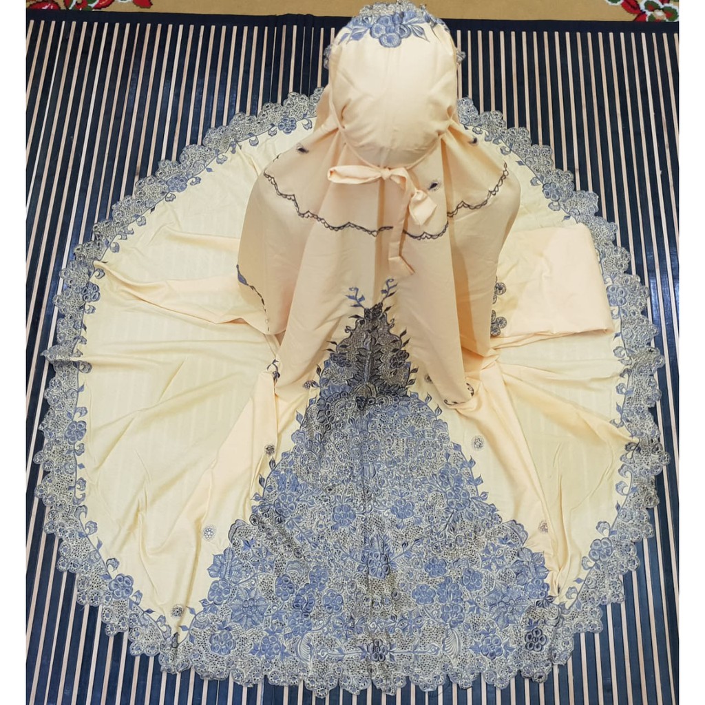 Mukena Bukittinggi Bordir Langsung (Kerancang Padang)