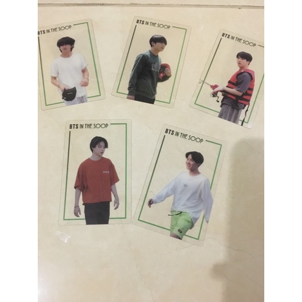Photocard clear card its 1 BTS Taehyung,Jungkook,Seokjin,Jimin dan Jhope