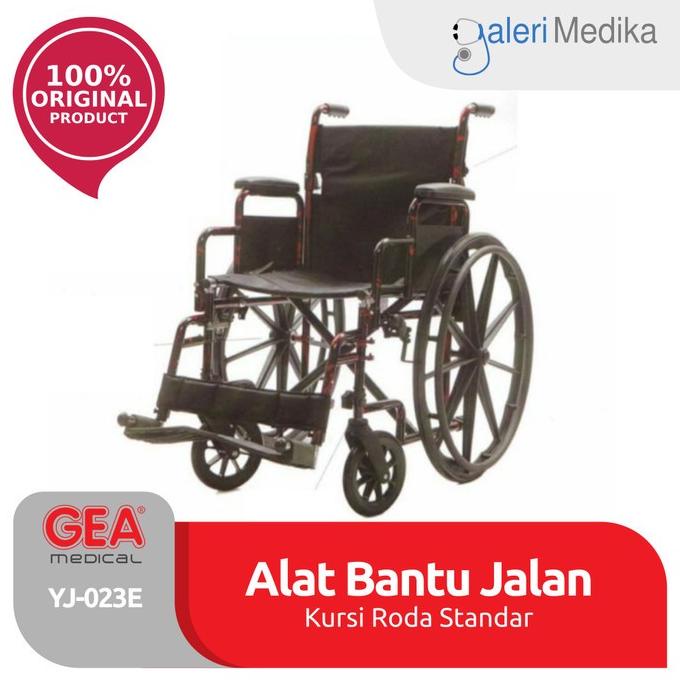 KURSI RODA STANDARD GEA YJ-023E STEEL WHEELCHAIR DHFGH54654