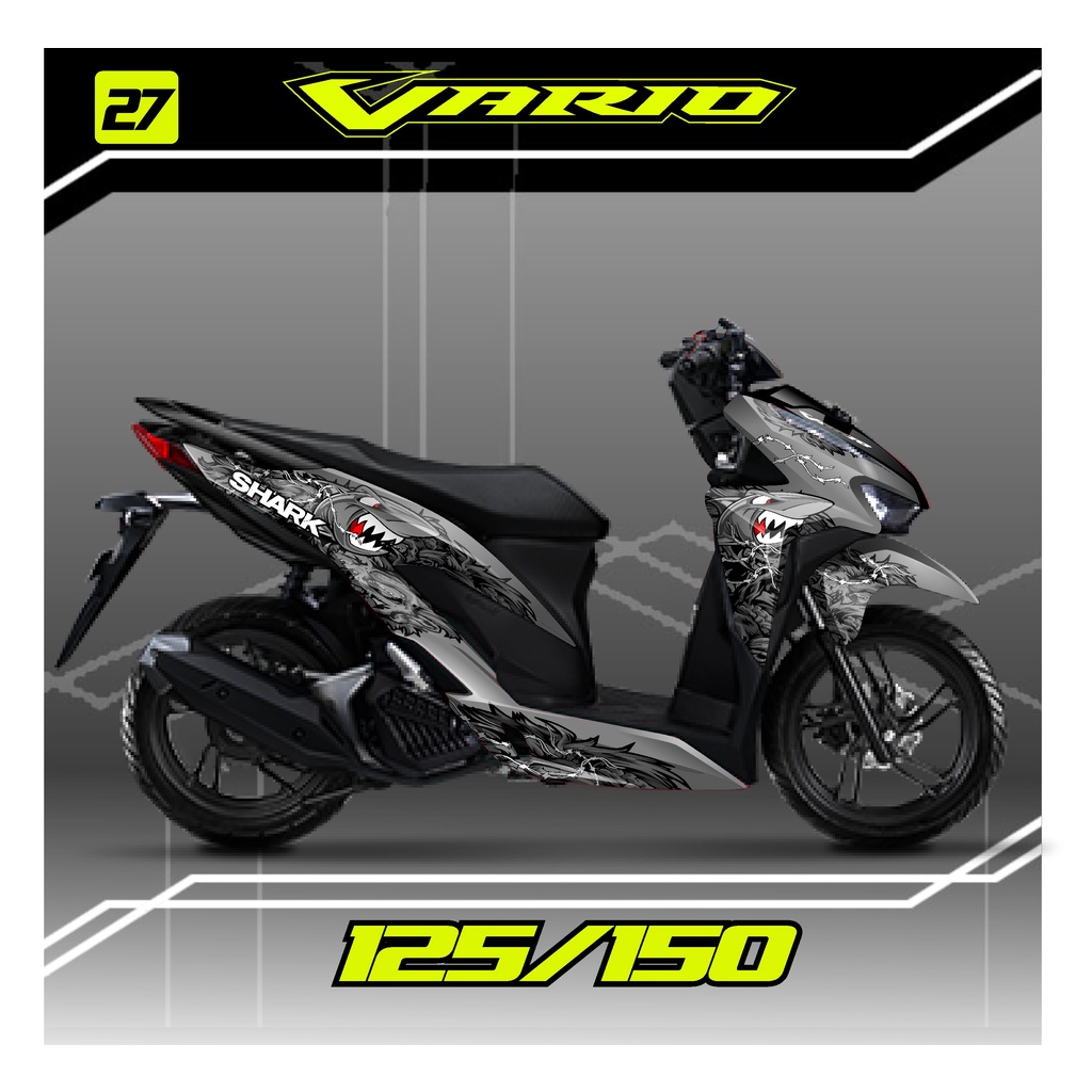 Cod Decal stiker vario 150 new full body,Decal stiker vario 125 gen 1 full body,stiker striping deca