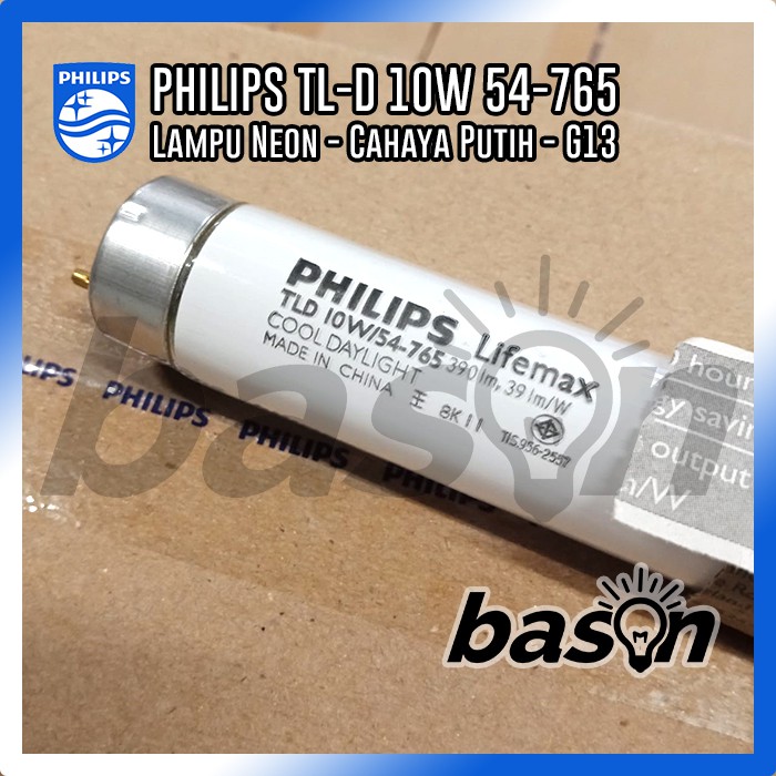 PHILIPS TL-D 10W / 54-765 - Lampu TL Neon 330mm