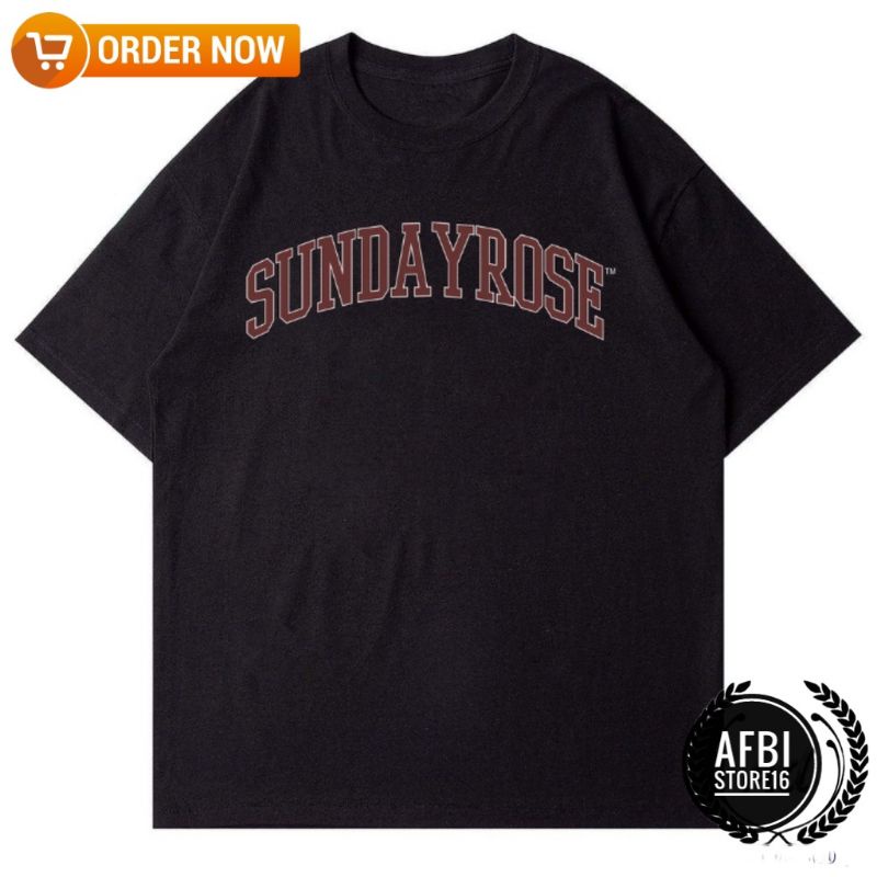 [ COD ] TSHIRT BAJU KAOS DISTRO SUNDAY ROSE COLLEGE / KAOS DISTRO PRIA WANITA