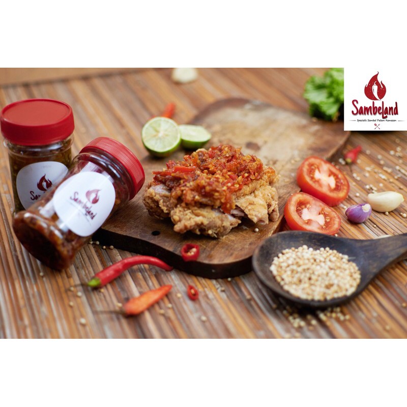 

SAMBELAND- Sambelan GEPREK PEDAS bebas bahan pengawet 100gram