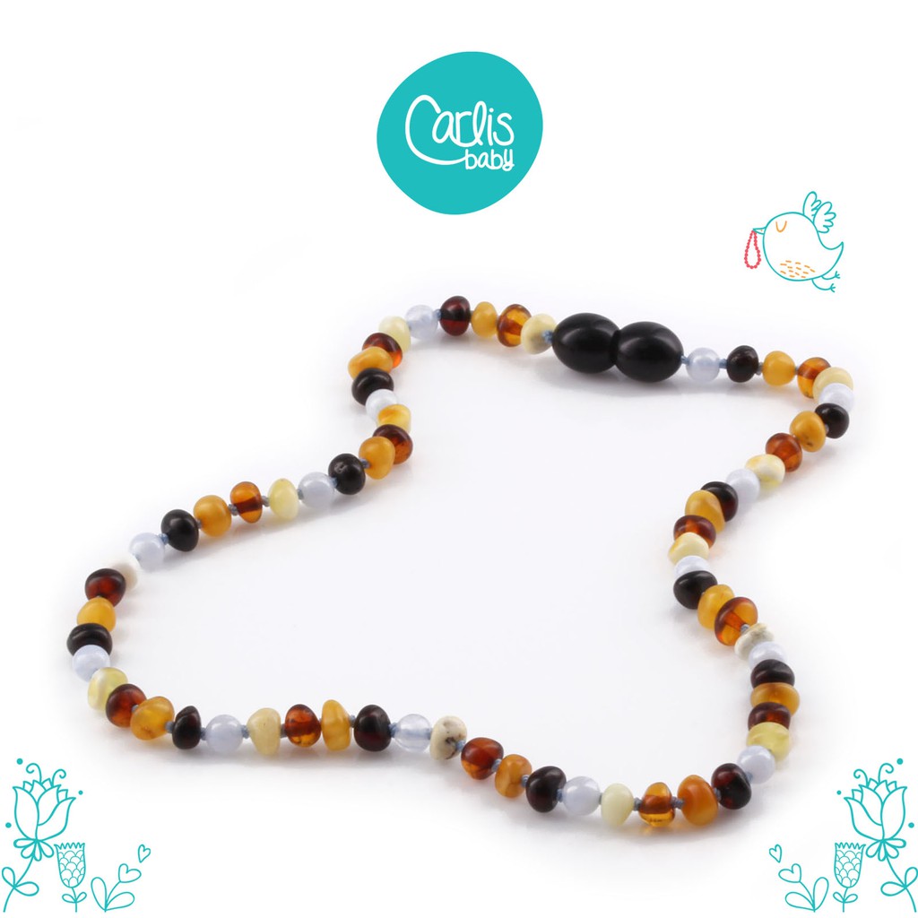 AG61 Kalung Amber Tumbuh Gigi Bayi By Carlis Baby