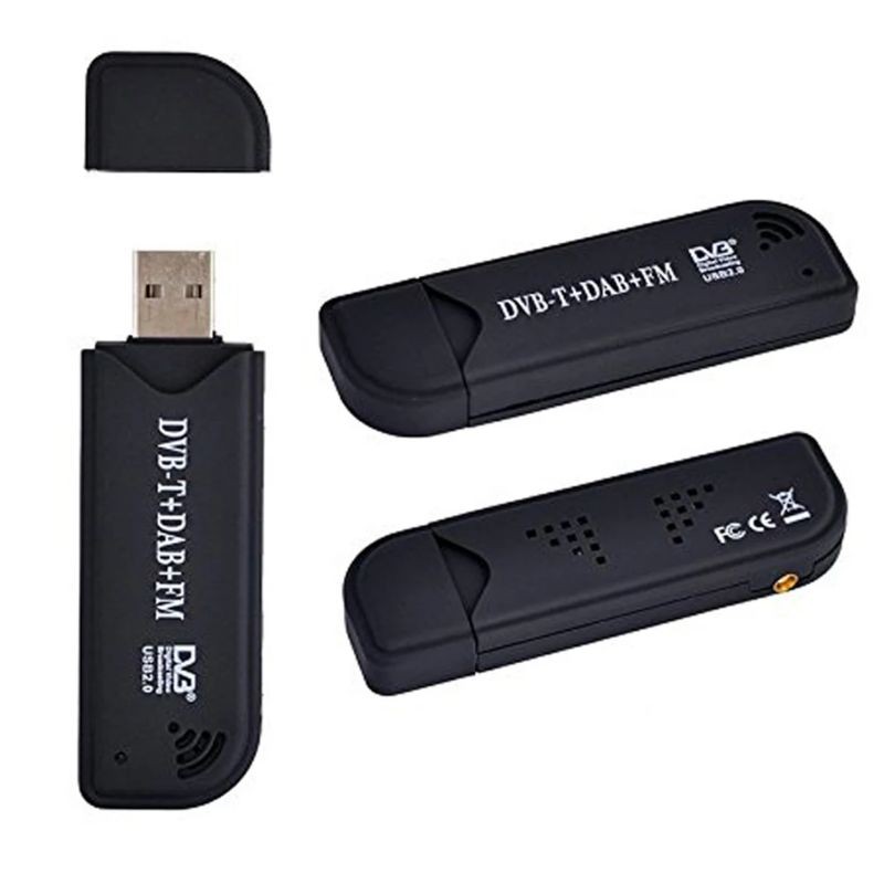 USB2.0 Digital DVB-T SDR + DAB + FM TV Tuner Receiver SDR TV Stick RTL2832U + FC0012 Video Digital