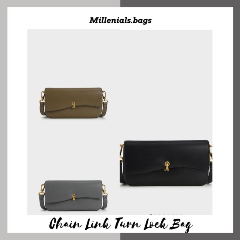 Cnk chain link turn lock bag