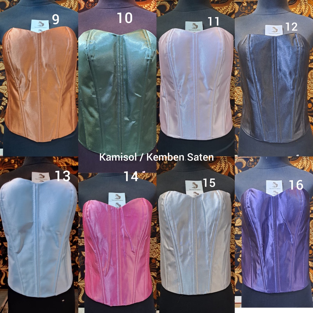 Kamisol /Longtoso/ Kemben  kebaya  Saten