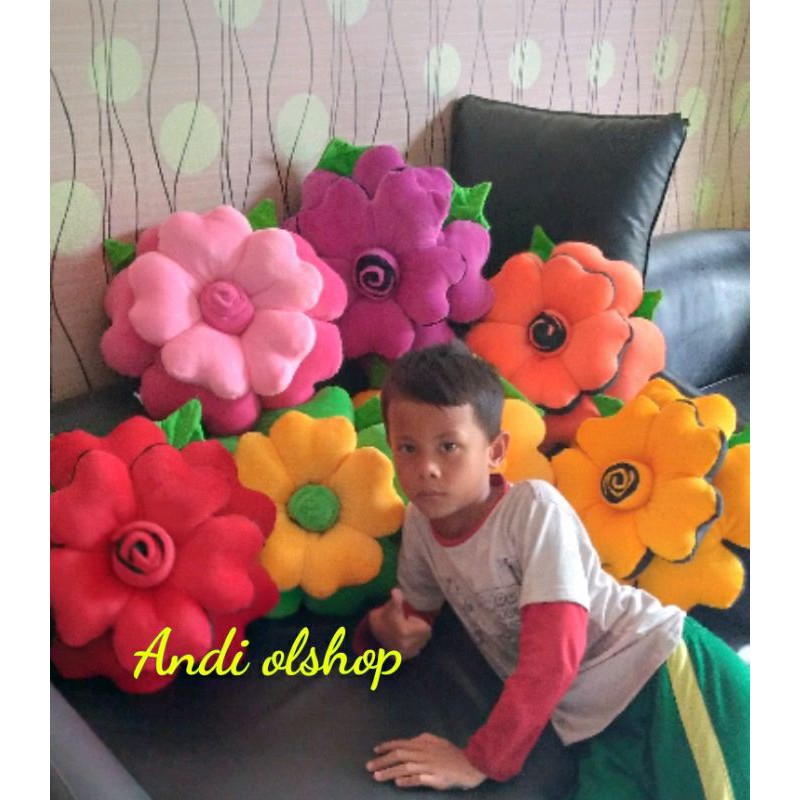 Bantal Bunga Mawar Bantal Kursi Bantal Sofa Berlabel SNI