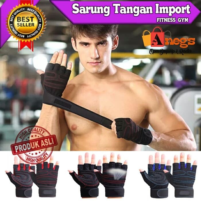 Sarung Tangananti Uv Sport Bisa Cod Terbuka Halus Yoga Q3X4 Olahraga Polos Multifungsi Awet Terbagus