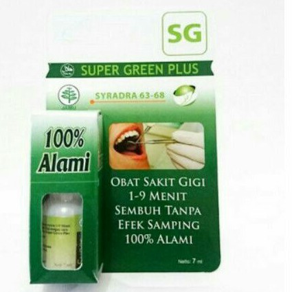 SUPER GREEN PLUS,/HERBAL SAKIT GIGI