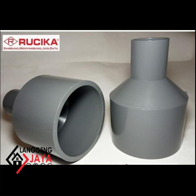 R Sock 4 X 1-1/2 Ts Tebal Rucika (Reducer Socket Vlok Sock) Pvc Langengjayamalang