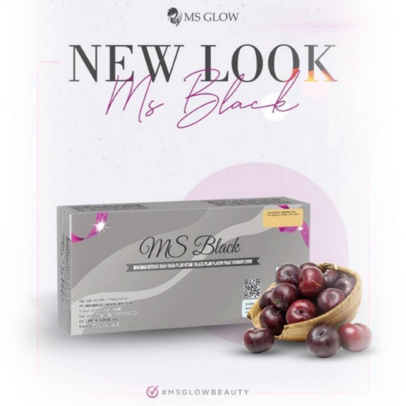 MS Slim by Ms Glow Ms Black 150 gr plum