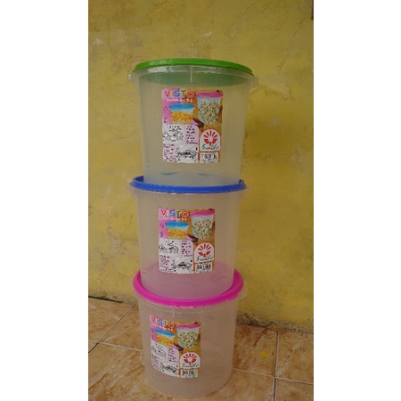 Sunlife Toples Plastik 5 Liter / Toples Kerupuk Makanan