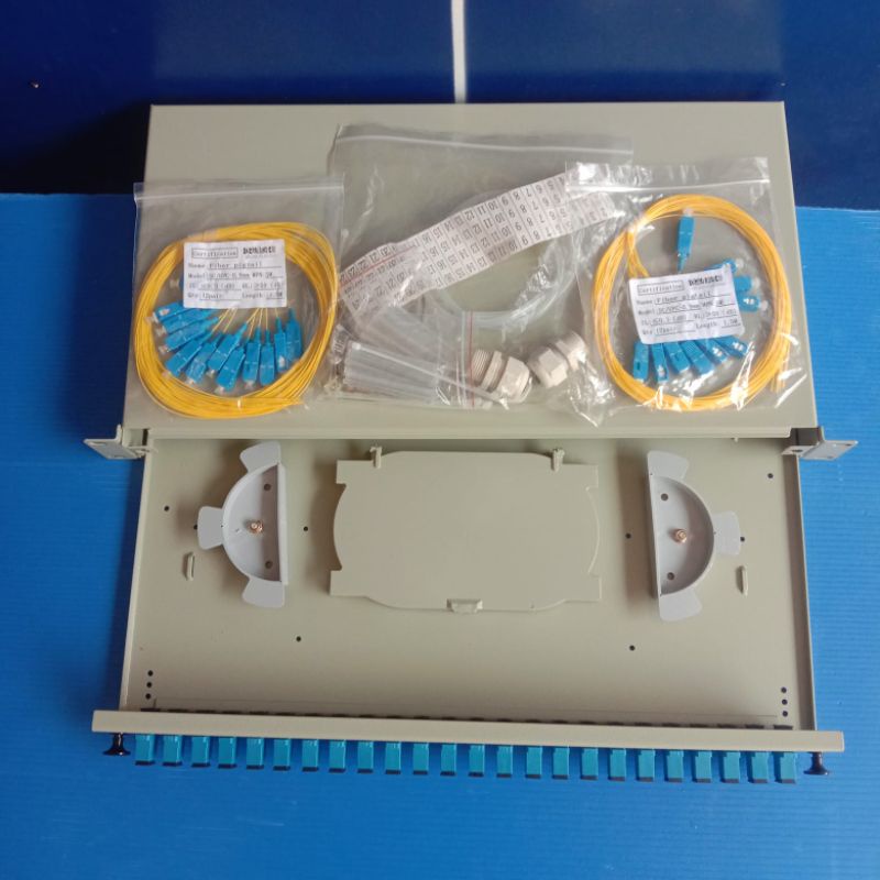 otb 24 core lengkap pigtail dan adapter SC UPC/otb 24core