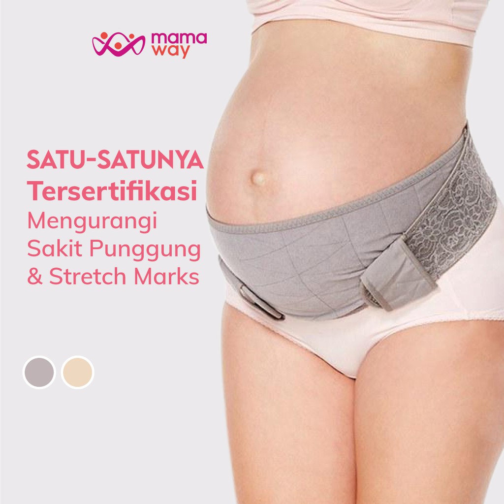 

Mamaway / SERTIFIKASI AMAN Bye Sakit Punggung / Korset Hamil Penyangga Perut Ergonomic/Standar Medis