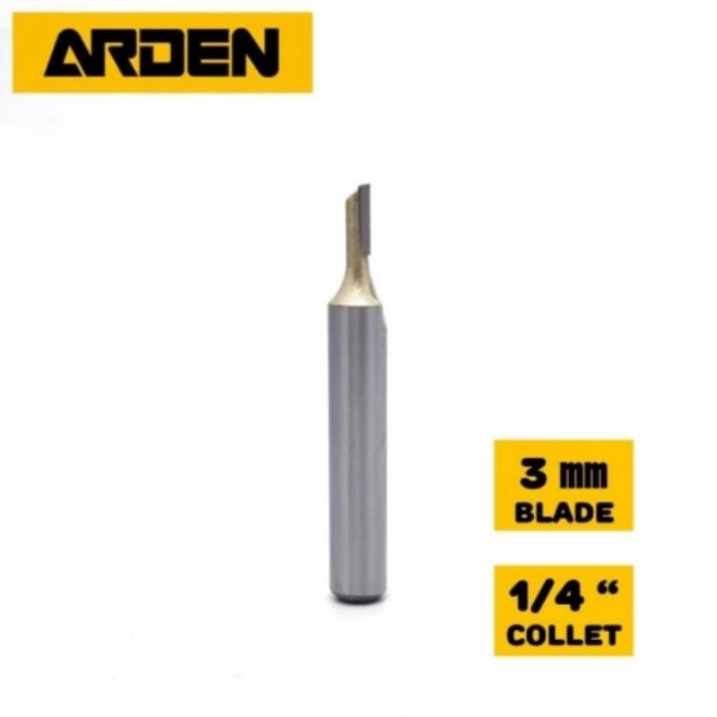 ARDEN ROUTER 1/4 x 3 MM / ROUTER BY ARDEN / PISAU PROFILE
