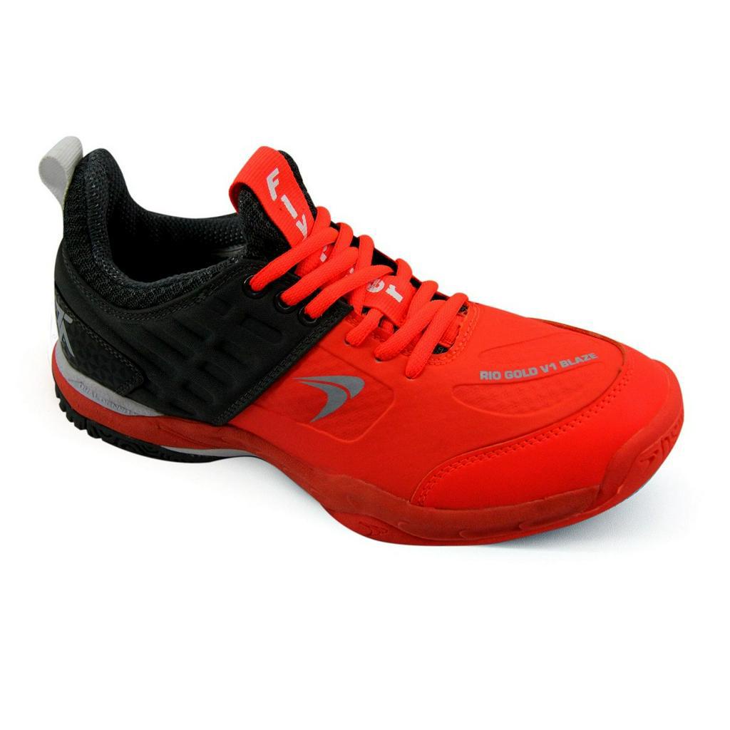 FLYPOWER Rio Gold V1 Blaze Sepatu  Badminton Shoes - Original
