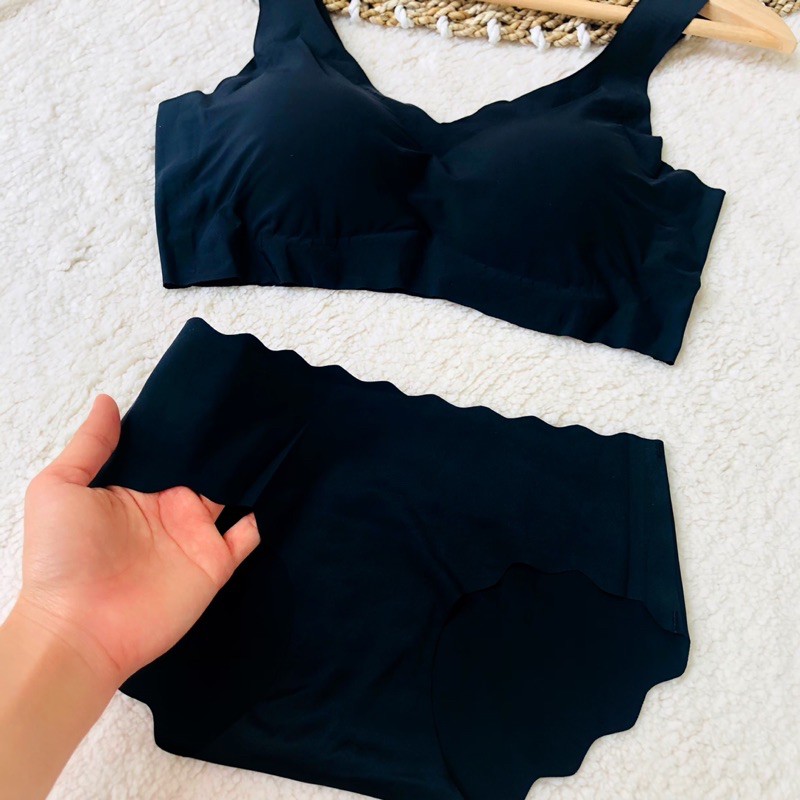 COD LUNA SET BRA SEAMLESS (smoothzee x crinkle,bra seamless,push up bra,zerofeel,panties seamless)