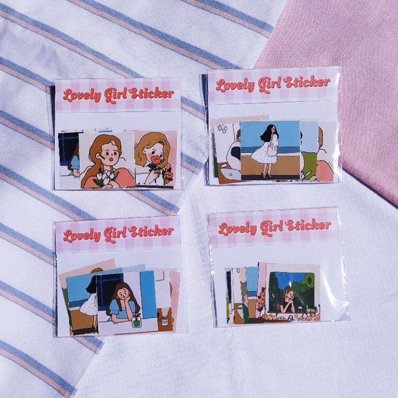 

LOVELY GIRL STICKER/KOREAN STICKER