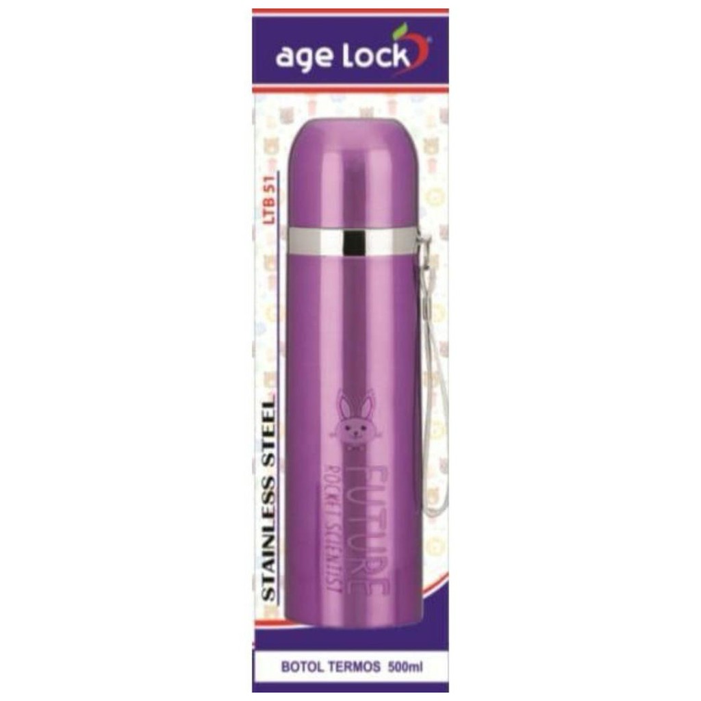 TERMOS STAINLESS STEEL AGE LOCK 500ML / TERMOS TRAVELING MENJAGA SUHU