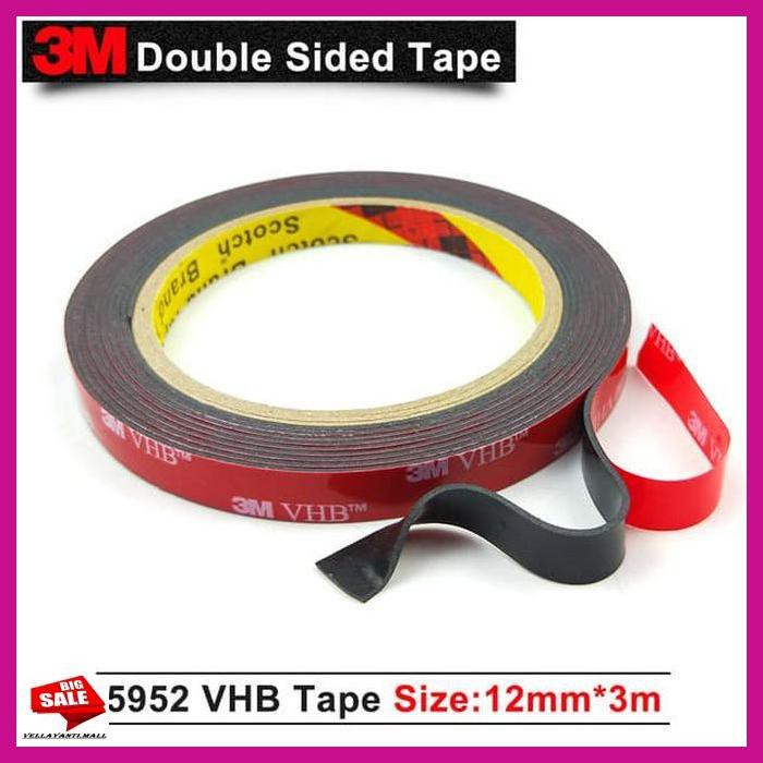 

PETKARCAR- PEREKAT 3M VHB TAPE DOUBLE TAPE 3M VHB 12MM X 4,5 KECIL ORIGINAL -ASLIII.
