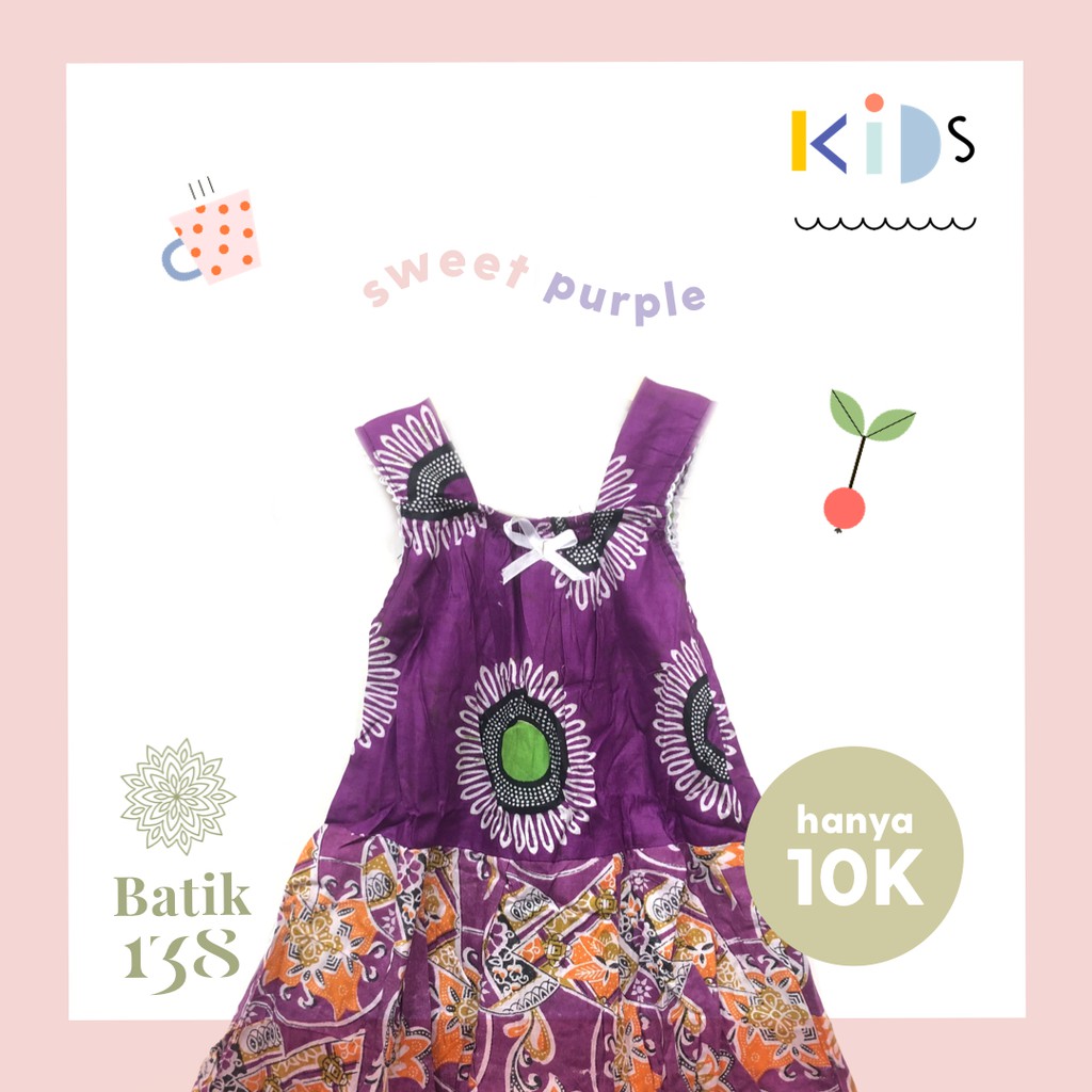 Distributor Baju Tidur Anak Batik - Tanpa Lengan - Ukuran Kecil / Motif Campur wlwz5kki99K81l0