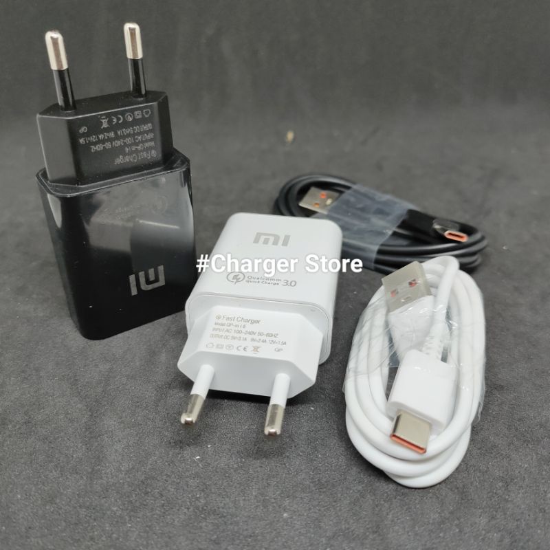 Charger Xiaomi Fast Charging 3.1A Type C Qualcomm Quick Charger 3.0