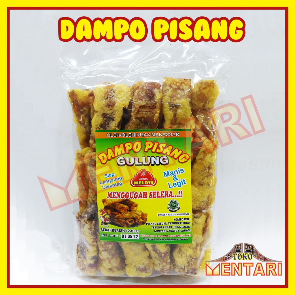 

Dampo Pisang Gulung Cemilan Khas Makassar