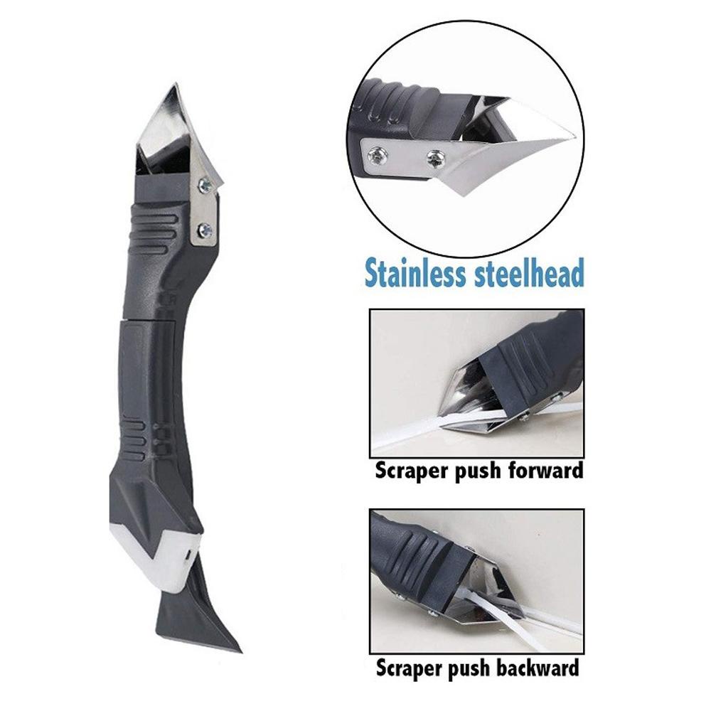 Lily Sealant Halus Scraper Alat Sealant Pembersih Rumah Tangga Nat Kit Squeegees Corner Caulking Tool