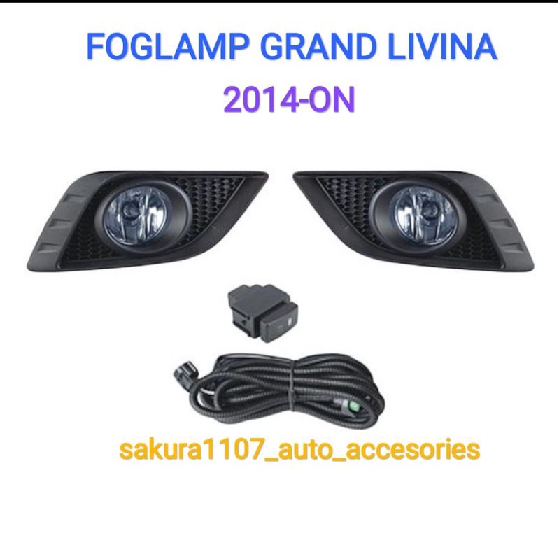 LAMPU BUMPER FOGLAMP GRAND LIVINA 2007,2008,2009,2010,2011,2012,2013,2014,2015,2016,2017