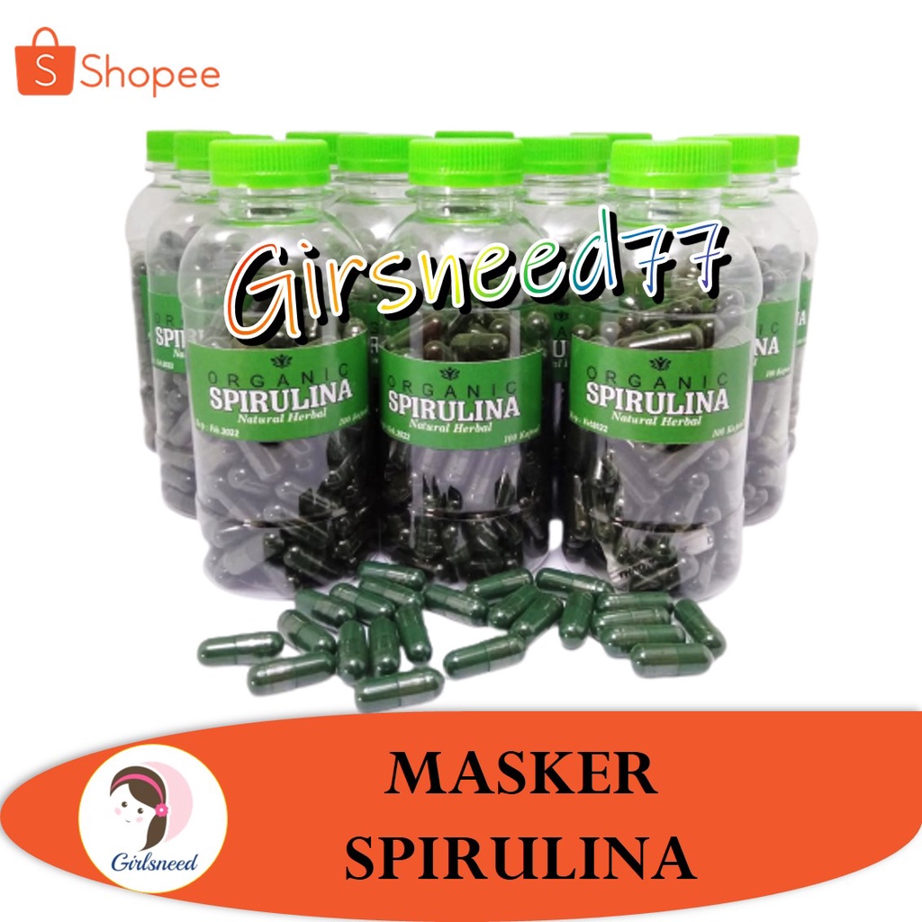 Masker Spirulina 100 Butir GIRLSNEED77