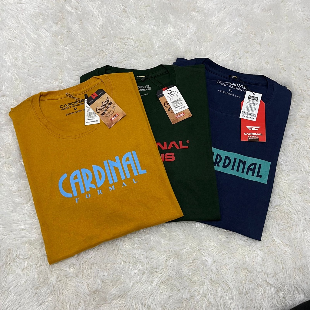 promo 3 pcs 100 ribu motif random   kaos cardinal original pria dewasa lengan pendek asli bandung 10