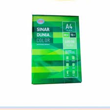

Sinar Dunia Kertas HVS Warna Hijau A4 70Gsm