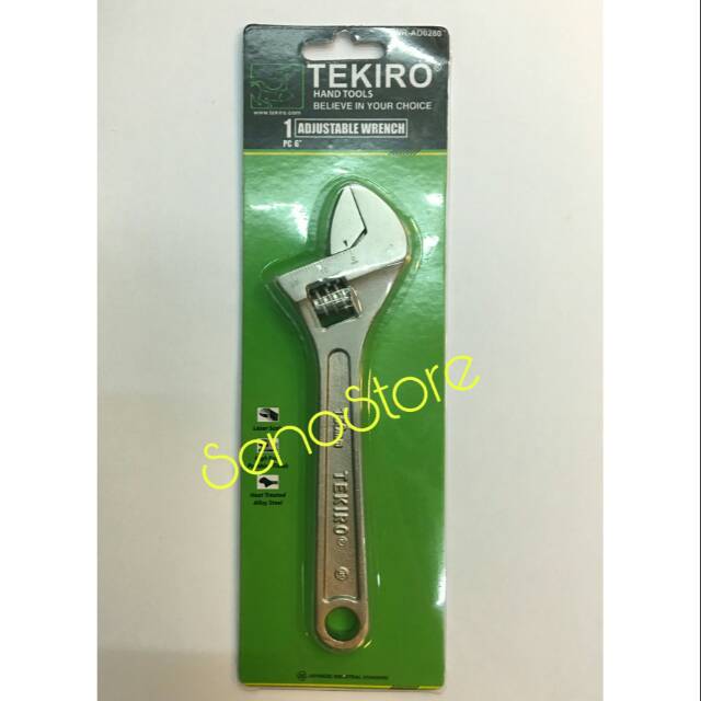 TEKIRO Kunci Inggris Hitam 12"
