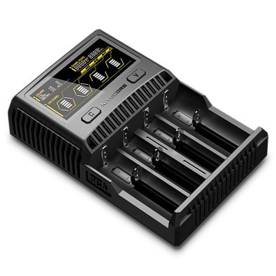 Nitecore Charger Baterai 4 Slot Li-ion NiMH - SC4 - Black