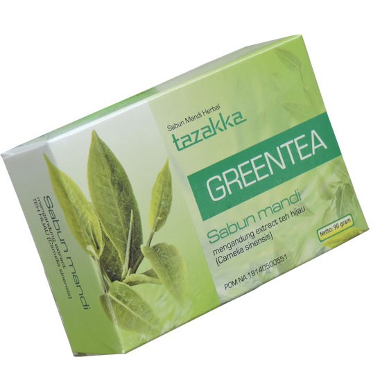 Sabun Mandi Herbal Tazakka Green Tea Terpercaya Khasiat Ampuh Indonesia