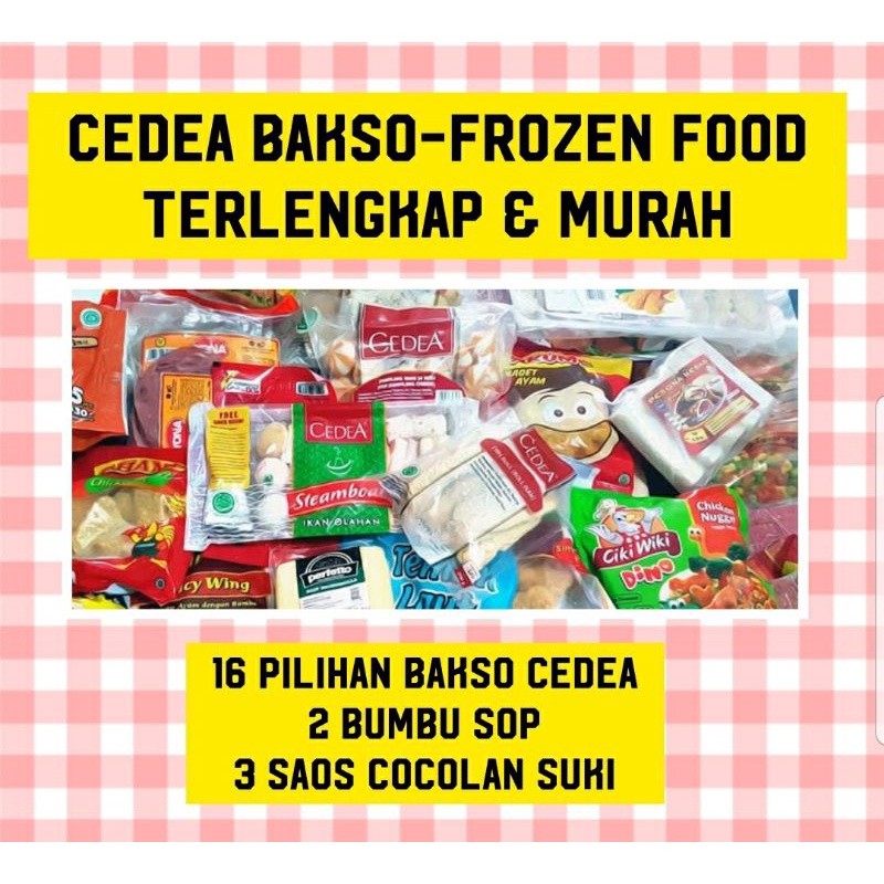 

CEDEA FROZEN FOOD bakso terlengkap dan murah