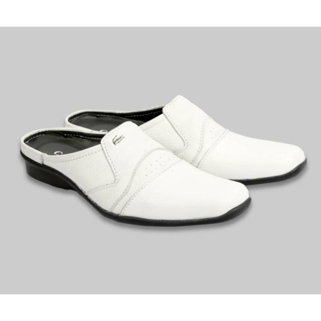 Sepatu sandal pria bustong casual formal Crocodile kulit asli