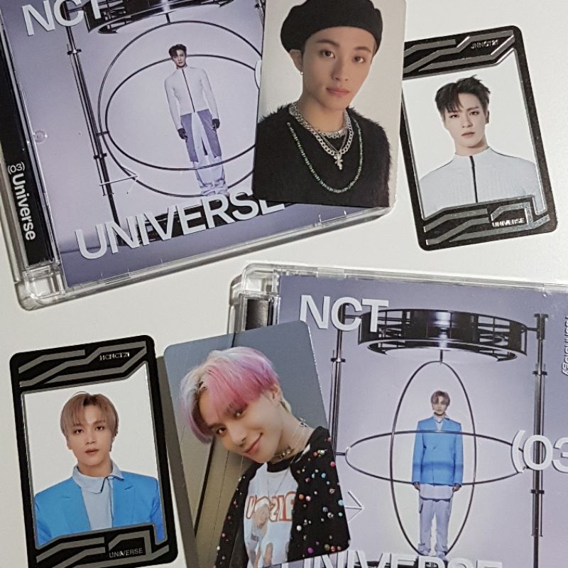 JEWEL CASE UNIVERSE COVER JENO HAECHAN PC PHOTOCARD JUNGWOO MARK NCT 2021