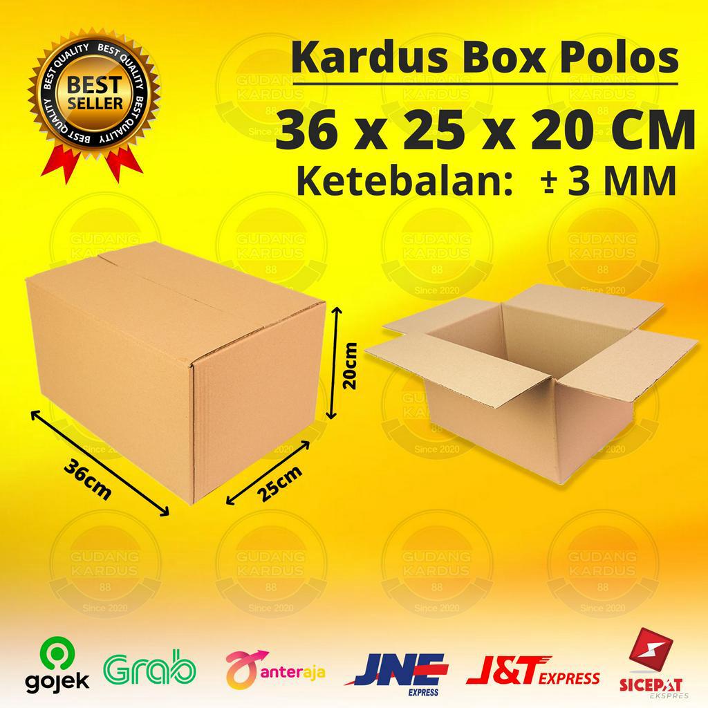 Kardus Karton Box 36x25x20 CM Dus Kotak Packing Packaging Polos