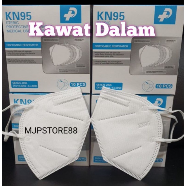 Masker KN95 5Ply Emboss 1Box Isi 10Pcs