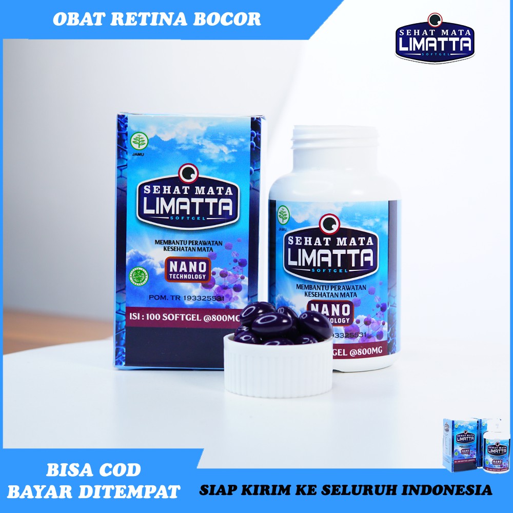 Obat Retina Bocor - Obat Retina Robek - Obat Retina Berlubang - Sehat Mata Limatta Original