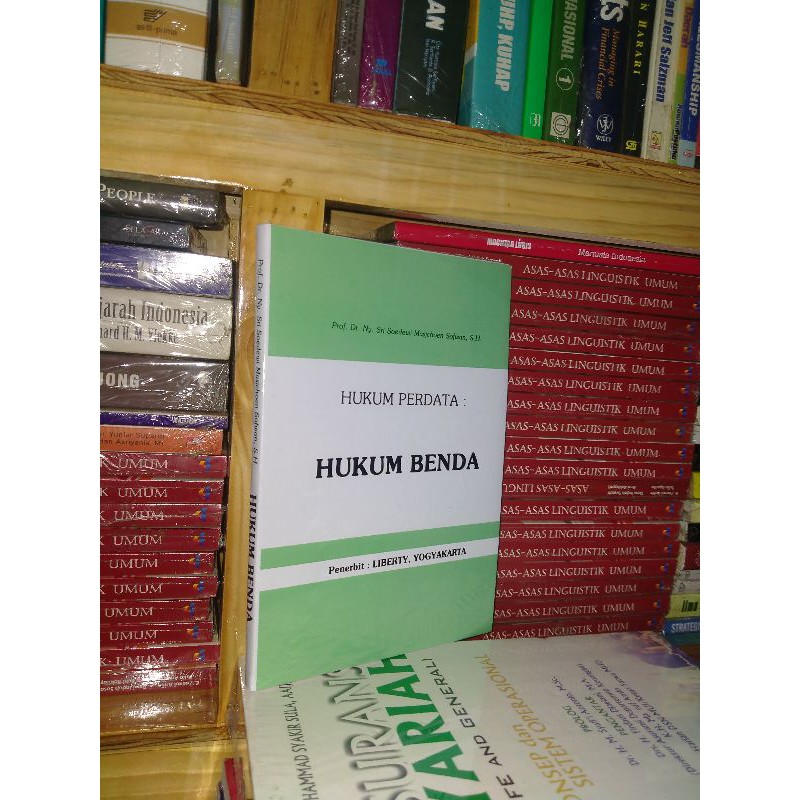 BUKU HUKUM PERDATA HUKUM BENDA #NYI.SRI.SOEDEWI MASJCHOEN SOFWAN